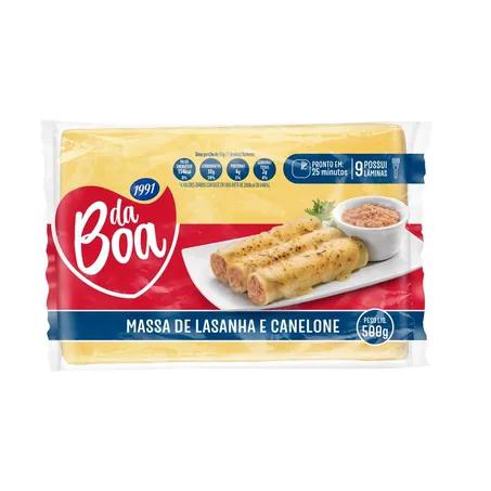 MASSA LASANHA/CANELONE DA BOA 500GR