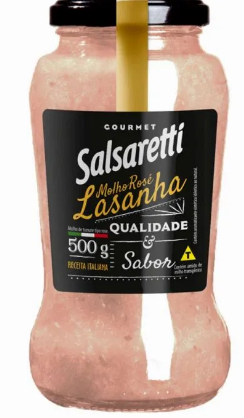 .MOLHO ROSE LASANHA SALSARETT 500GR