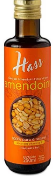 OLEO AMENDOIM HASS EXT VIR FC250ML