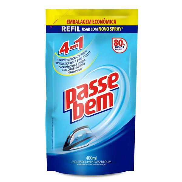 PASSA ROUPA PASSE BEM REFIL 400ML