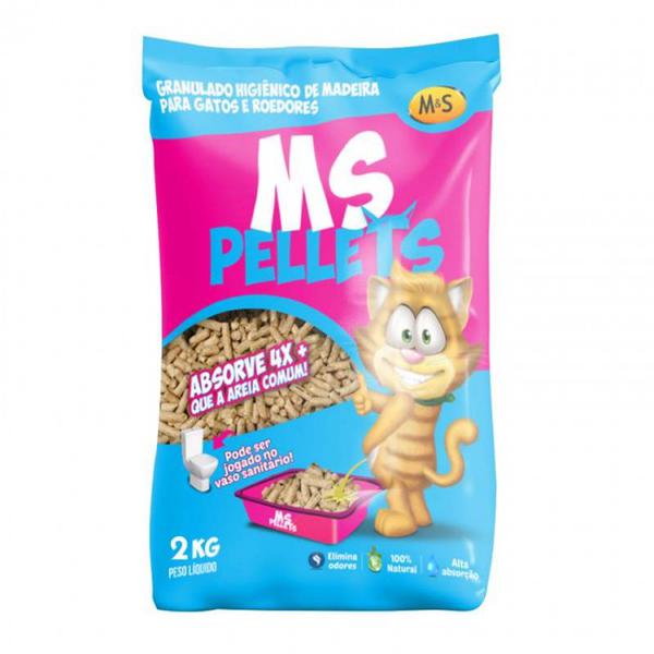 PELLETS MADEIRA GATOS MS 2KG