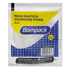 PRATO FUNDO PLASTICO BOMPACK 23CM
