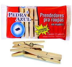 PRENDEDOR DE ROUPAS PEDRA AZUL