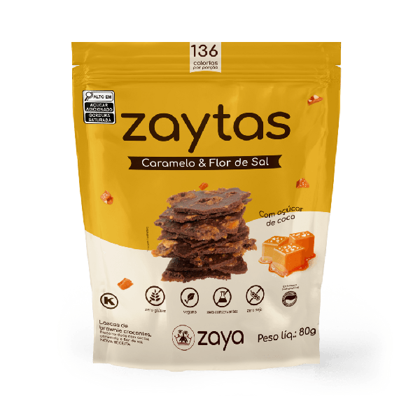 SNACK ZAYTAS LASCAS CARAMELO 80GR