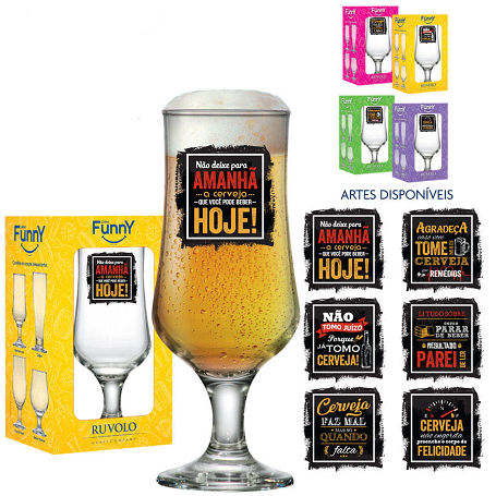 TACA RUVOLO BARCELONA FUNNY 300ML