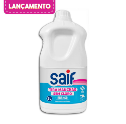 .TIRA MANCHAS SAIF S/CLORO BRAN 3LT
