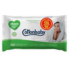 .TOALHA UMED. COTTONBABY CUID 100UN