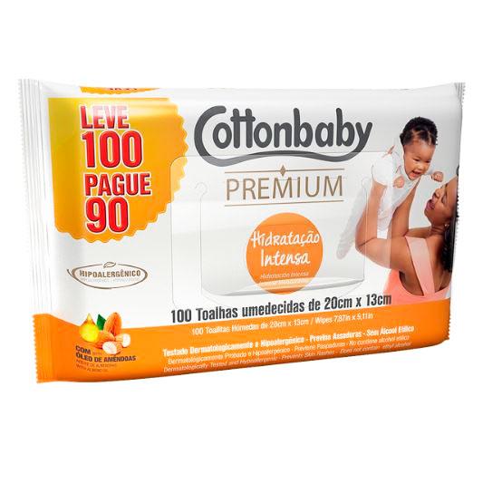 .TOALHA UMED. COTTONBABY HIDR 100UN