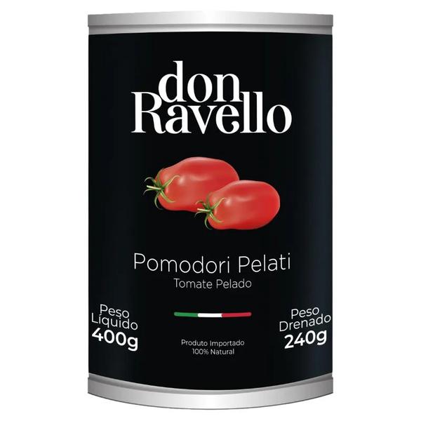 TOMATE PELADO DON RAVELLO 400GR