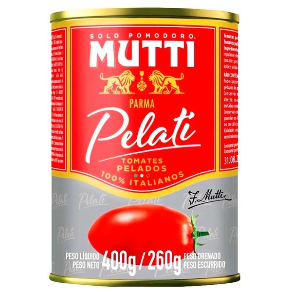 TOMATE PELADO MUTTI 400GR