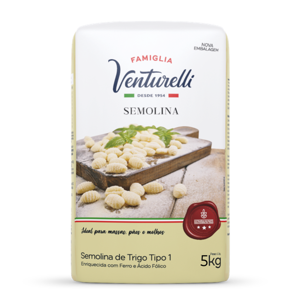 TRIGO VENTURELLI SEMOLINA 5KG