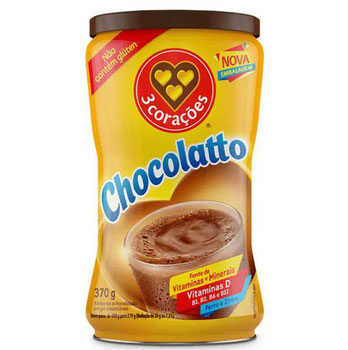 ACHOCOLATADO 3CORACOES CHOCOLATTO LT 370g