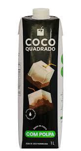 AGUA COCO QUADRADO C/POLPA 1lt