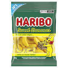 BALA HARIBO GEL 80g SWEET BANANAS