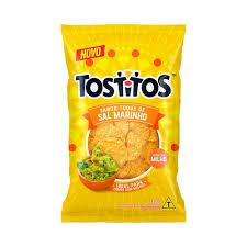 BISCOITO ELMACHIPS TOSTITOS SAB. 110g SAL MARINHO