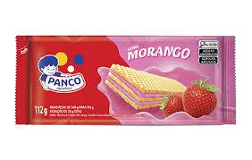 BISCOITO PANCO WAFER SAB. 112g MORANGO