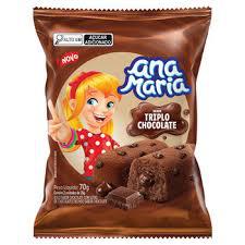 BOLO PULLMAN ANA MARIA SAB. 70g TRIPLO CHOCOLATE