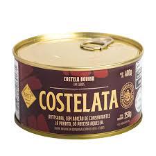 COSTELA EM CUBOS COZIDA COSTELATA 400g