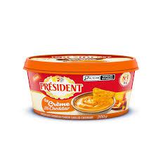 CREME PRESIDENT LÁ CRÈME SAB. 200g CHEDDAR
