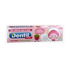 GEL DENTAL DENTIL BABY FRAG. 50g MORANGO S/FLUOR