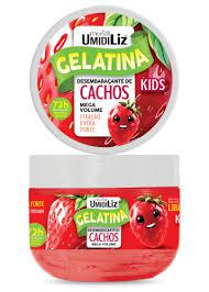 GELATINA UMIDELIZ KIDS FRAG. 250g DESEMBARAÇANTE MORANGO