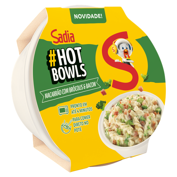 HOT BOWLS SADIA SAB 300g BROCOLIS E BACON