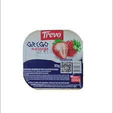 IOGURTE TREVO GREGO SAB. 90g MORANGO