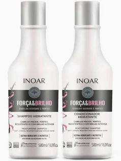 KIT SH 500ML+COND INOAR FRAG. 500ml FORÇA E BRILHO
