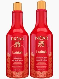 KIT SH 500ML+COND INOAR FRAG. 500ml LATIFAH