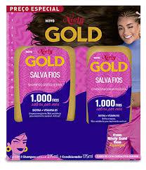 KIT SHAMPOO 275ML+COND 175ML NIELY GOLD FRAG. 275ml SALVA FIOS