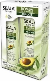 KIT SHAMPOO + CONDICIONADOR SKALA FRAG. 325ml BOMBA DE ABACATE