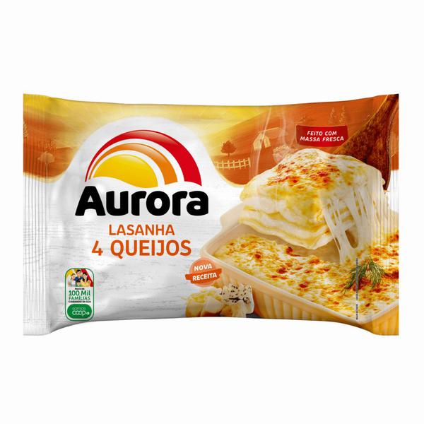 LASANHA AURORA SAB. 600g 4 QUEIJOS