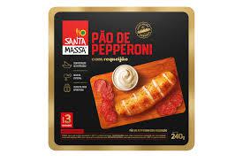 PAO PEPPERONI C/ REQUEIJÃO SANTA MASSA  240g