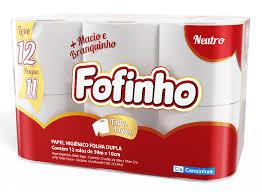PAPEL HIG FOFINHO F DUPLA NATURAL 30M 12un