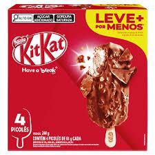 PICOLE NESTLE KIT KAT  4un