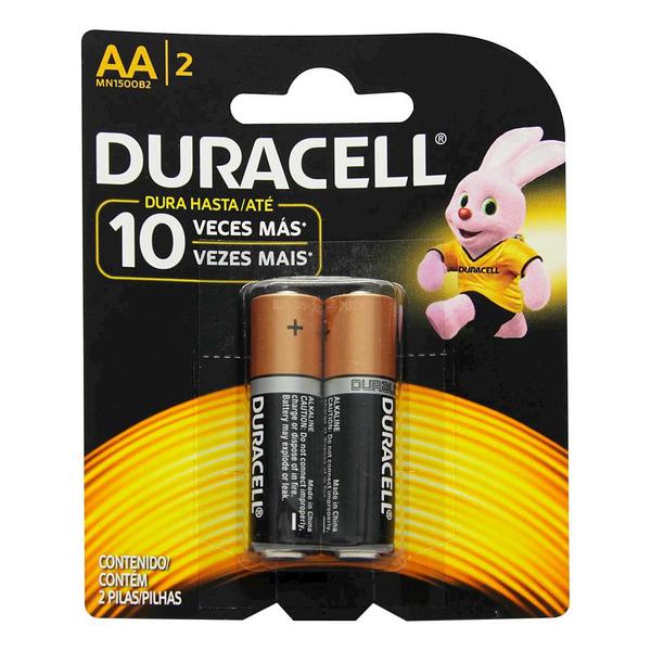 PILHA DURACELL PEQUENA AA 2un
