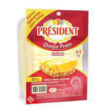 QUEIJO FATIADO PRATO PRESIDENT 300g
