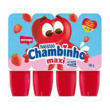 QUEIJO P SUISSE CHAMBINHO MAX MORANGO 480g