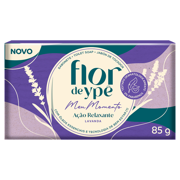 SABONETE FLOR DE YPE MEU MOMENTO FRAG. 85g LAVANDA