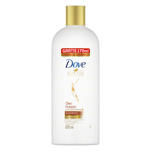 SHAMPOO DOVE PG500ML FRAG 670ml OLEO NUTRICAO
