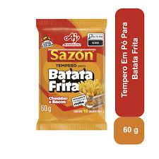 TEMPERO SAZON SABORES 60g BATATA FRITA / CHEDDAR/BACON