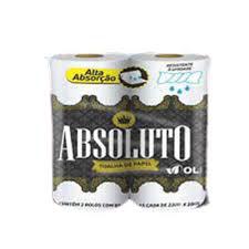 TOALHA PAPEL ABSOLUTO 120 FOLHAS 2un