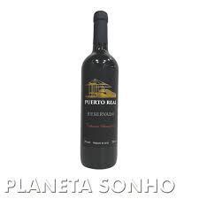 VINHO CHILENO PUERTO REAL RESERVADO 750ml CABERNERT SUAV.