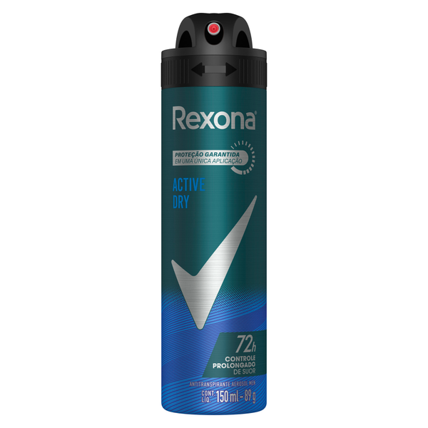DES AERO REXONA MEN ACTIVE DRY 72H 150ML