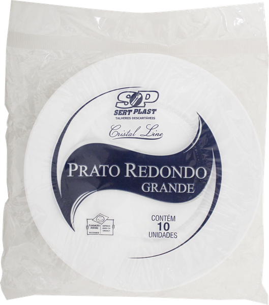 PRATO SERT.REDOND.G BCO