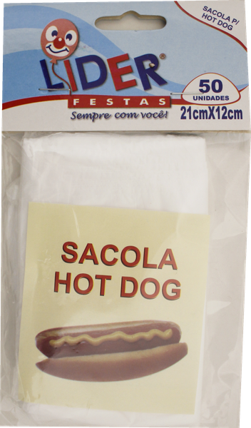SACO P/ HOT DOG C/50