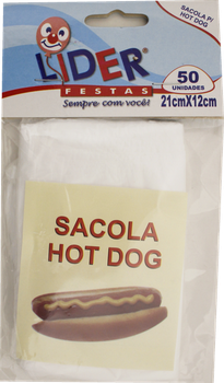 SACO P/ HOT DOG C/50