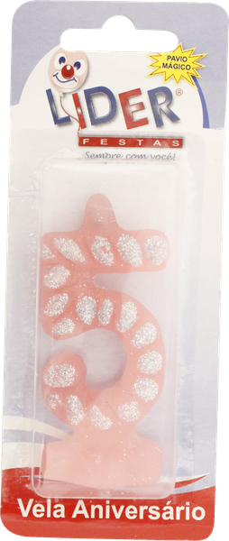 VELA MAGICA N5 ROSA