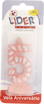 VELA MAGICA N5 ROSA