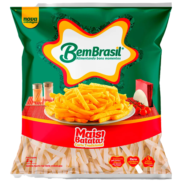 Batata Palito  Pacote 2 Kg - Bem Brasil